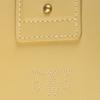 New PINKO SIMPLY Grain Leather Swallow Bag, Chain Bag, Crossbody Bag, Shoulder Bag Mini Women's Beige Yellow 1P22JJ-Y7SP-C38Q