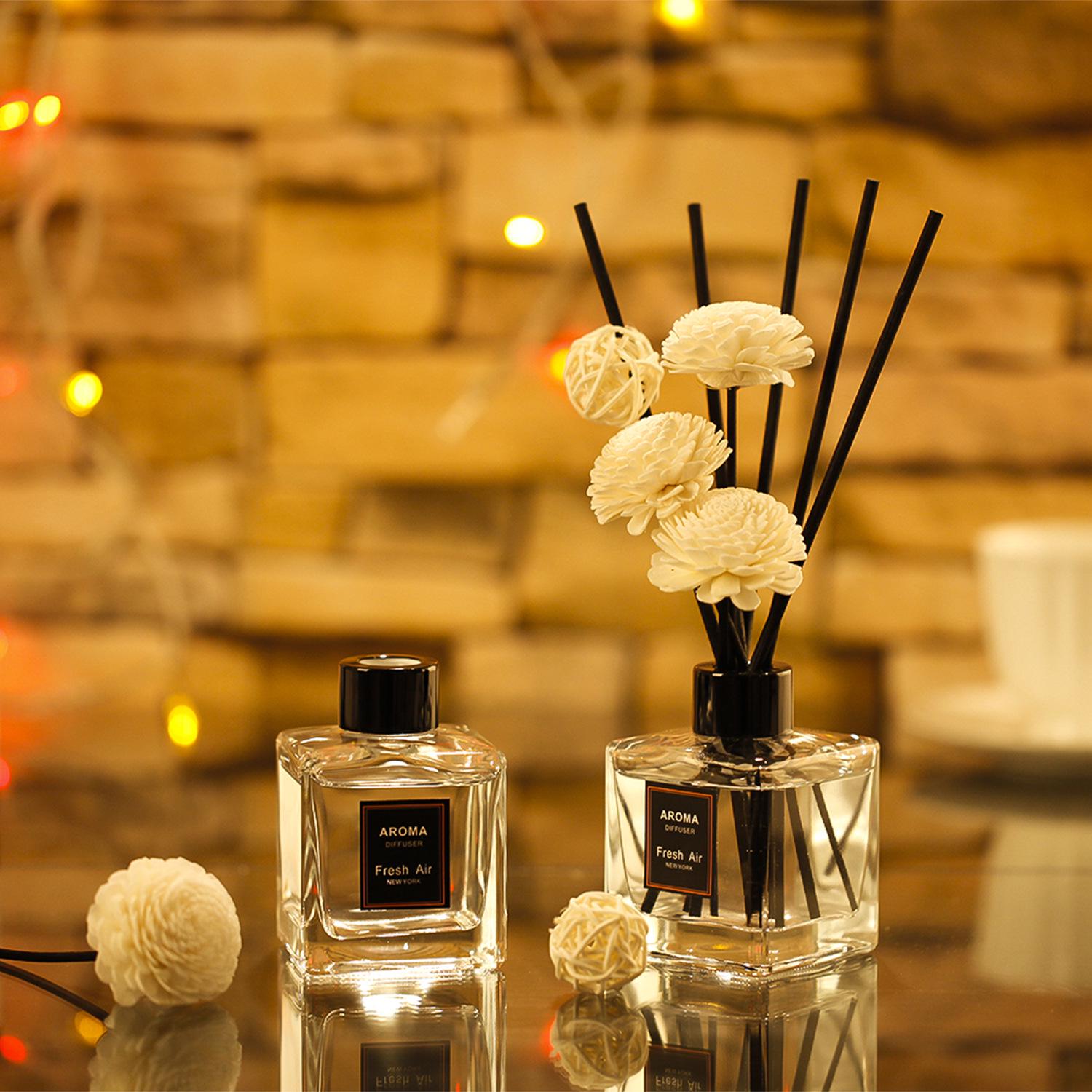 Безпламенный ротанговый диффузор «Лаванда» с палочками и шариком Encounter