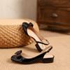 Fashion 2025 Summer New Elegant Bow Designed Back Strap Sandals for Women Shallow Mouth Comfortable Mary Jane Fashion Casual Cool Pumps
