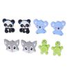 8 Pcs Knitting Needle Stoppers Cute Animal Shape Soft Silicone Stitch Needle Point Protectors for Beginners Craft DIY