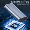 DC5521 PD Type-C Female to Magnetic Adapter for Macbook Air/Pro Fast Charging Plug Converter for Apple Magsafe 1 Magsafe 2