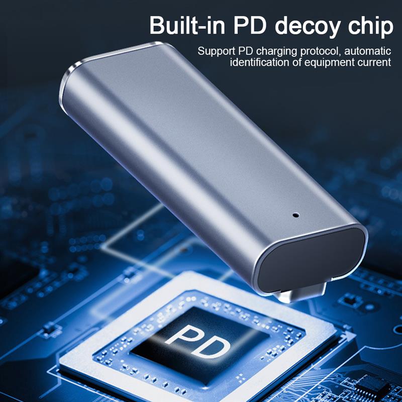 DC5521 PD Type-C Female to Magnetic Adapter for Macbook Air/Pro Fast Charging Plug Converter for Apple Magsafe 1 Magsafe 2