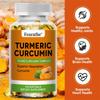 Capsule di curcumina ad alta purezza + estratto di pepe nero 750mg, 120 Capsule