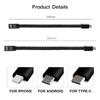 Type-C / Lightning / Micro USB přenosný kožený náramek nabíječka datový nabíjecí kabel synchronizační linka pro iPhone ipad Samsung Huawei Xiaomi Redmi oppo vivo