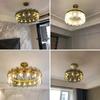 Modern Luxury LED Golden Chandelier Hanging Lights Art Decor Lighting Bedroom Living Dining Room Study Hotel Lobby Pendant Lamp