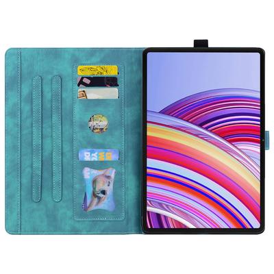 Pentru Xiaomi Redmi Pad Pro Husă Sloturi Card Piele Suport Tabletă Husă Folio Floare Pisică