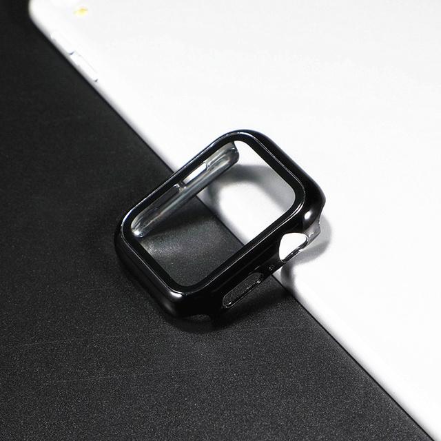 Screen Protector For Apple watch Case 9 8 7 6 5 4 3 SE iWatch 45mm 41mm 44mm 40mm 42mm Tempered Glass Film Hard PC Bumper