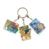 3-row Acrylic Keychain Pokemon Japanese Pattern Series 3-row Acrylic Keychain Unisex Adult
