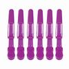 6 Pezzi Pinza per Capelli a Coccodrillo Pinze per Parrucchiere Pinza per Capelli in Plastica Professionale da Barbiere Per Salone Acconciature Fermagli per Capelli Accessori per Capelli