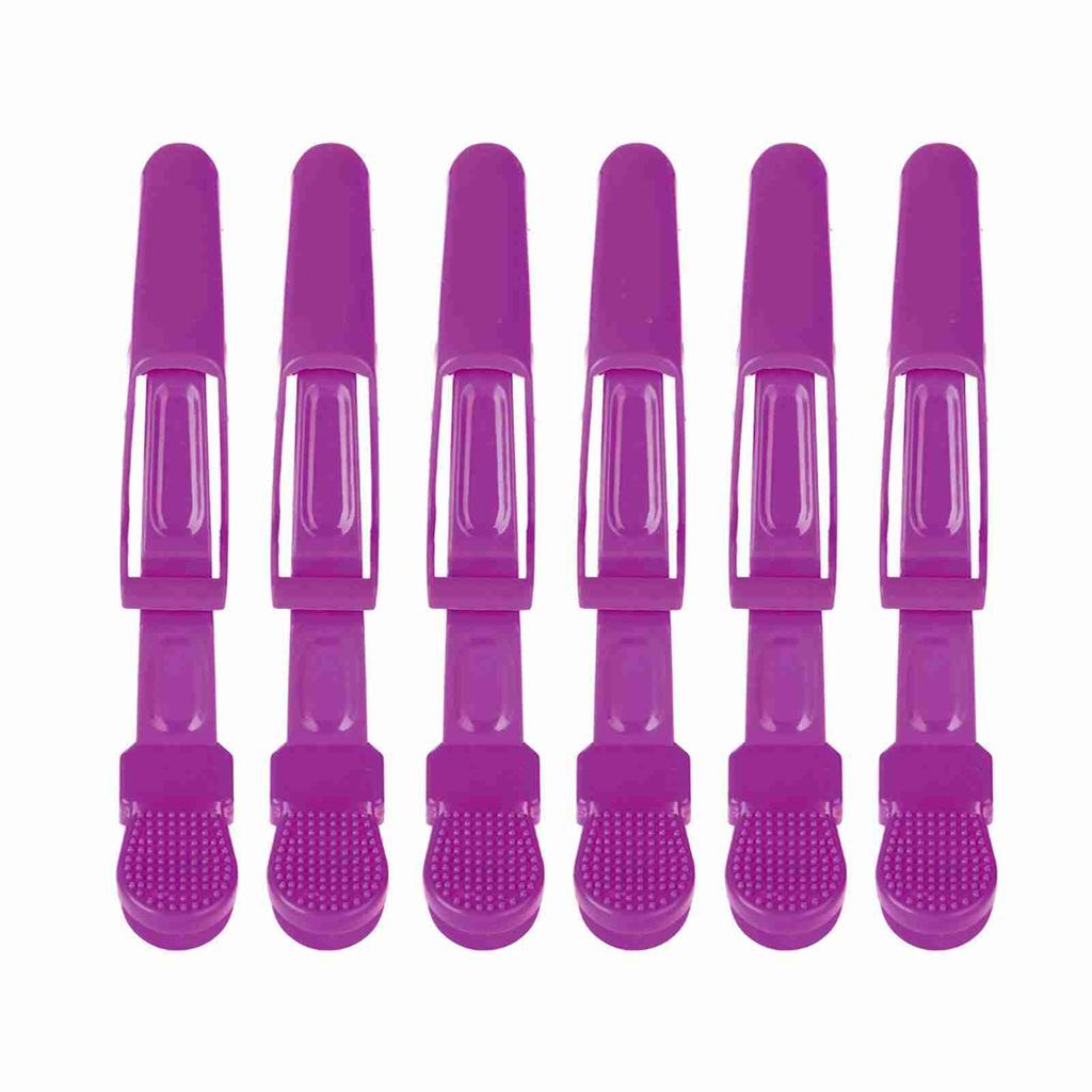 6 Pezzi Pinza per Capelli a Coccodrillo Pinze per Parrucchiere Pinza per Capelli in Plastica Professionale da Barbiere Per Salone Acconciature Fermagli per Capelli Accessori per Capelli