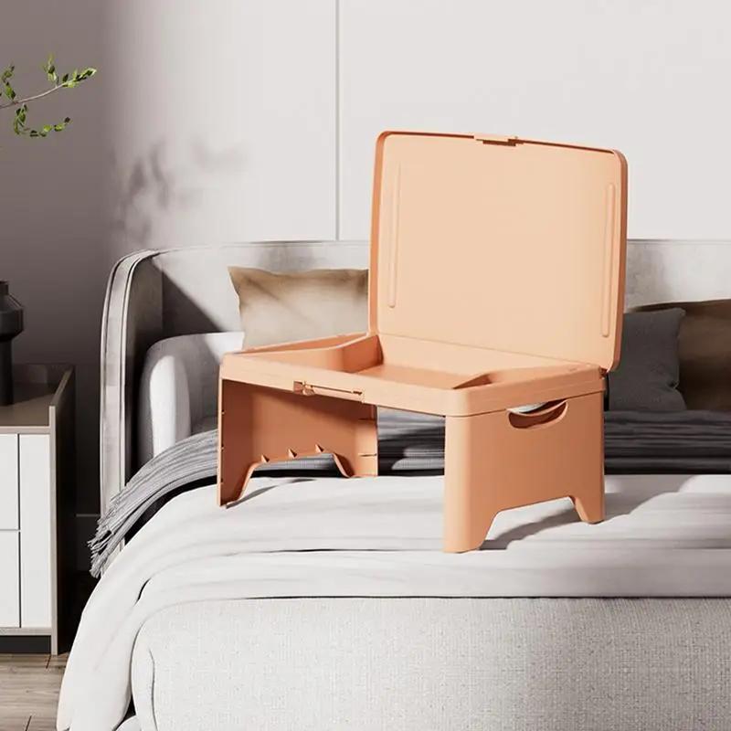 1PC Car mounted small table board, portable, foldable dining table for easy storage, student dormitory space saving table
