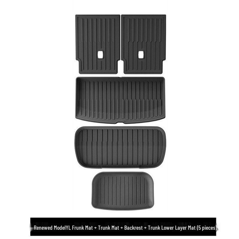 Tesla Model Y/6-Seater TPE Full Coverage Car Floor Mats