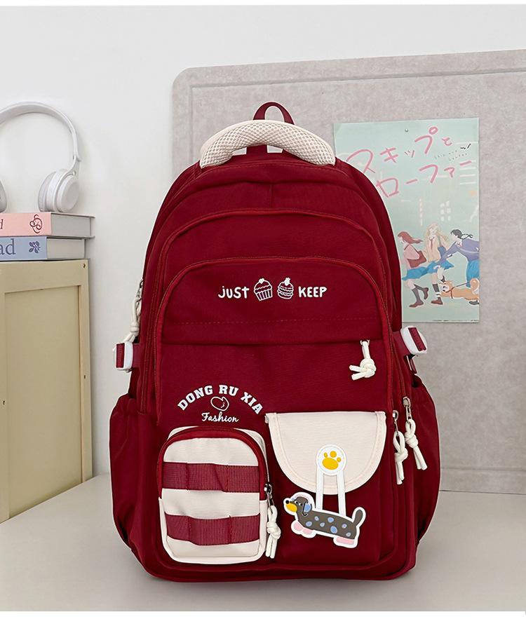 School bag ins back - junior high school students are cute, simple and lightweight