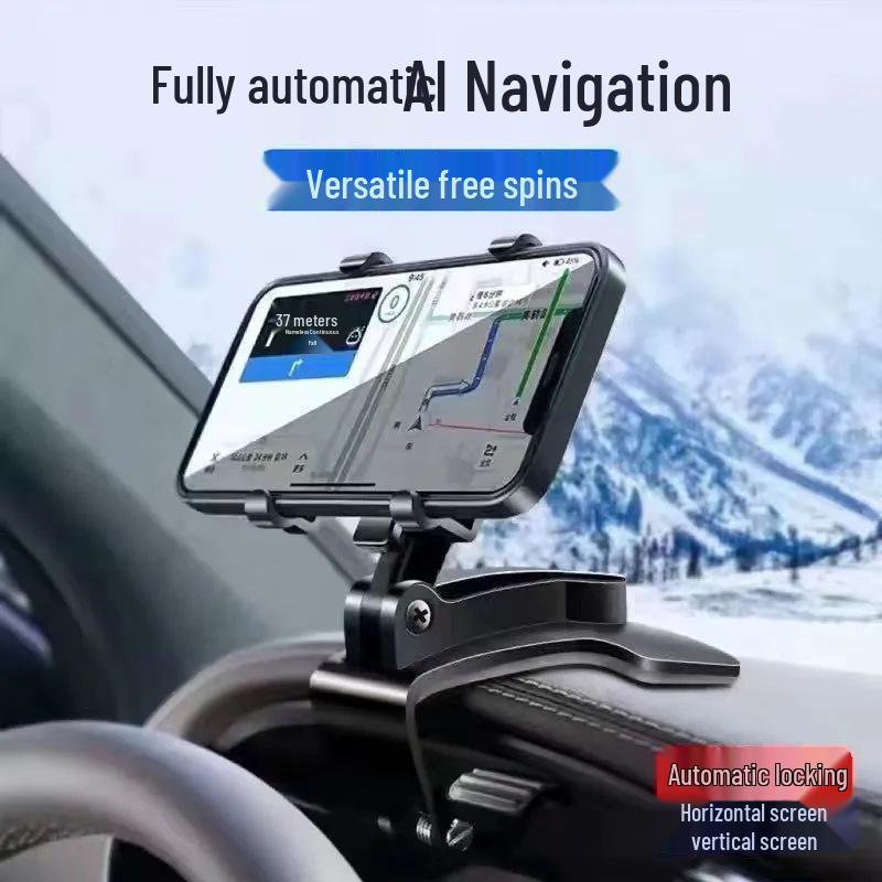 Multi-Functional Car Phone Holder for Dashboards and Mirrors