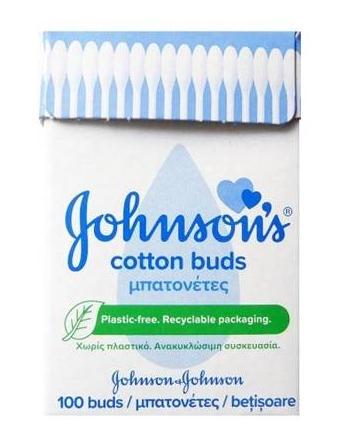 Johnson's Sterile Cotton Swabs – 100 Count | Professional-Grade, Gentle and Precise Cleaning Swabs