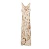 Spring New Arrival French Style Evening Long Dress Back Cross Design Print Hanging Collar Dress 5107247