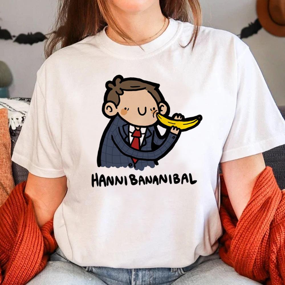 Hannibal tshirt women summer Y2K comic t-shirts girl funny clothes