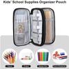 Portable Waterproof Double Layers Storages Bags for Headset Cord Travel Organizer Bag Cable Storage Organizers Pouch Carry Case