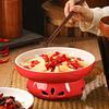 Naijiang Ceramic Food Warming Plate Set