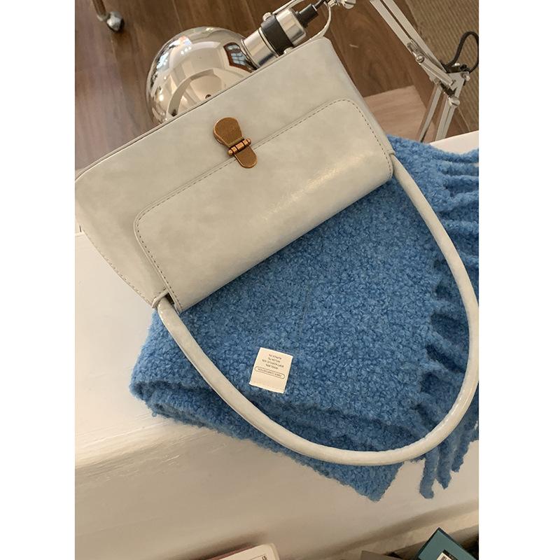 Vintage handbag women's high-end commuter bag 2025 new simple underarm bag niche fashion shoulder bag