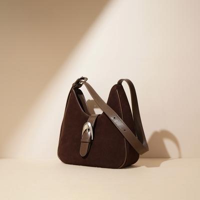2025 New Autumn and Winter New Senior Month Niche Design Matte Underarm Bag Single Shoulder Women's Bag Niche Design