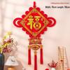 Large Chinese Knot Fu Character Pendant - New Year & Housewarming Wall Decoration