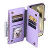 015 Style For Samsung Galaxy S24 Ultra Case TPU+PU Leather Wallet Phone Cover with Straps