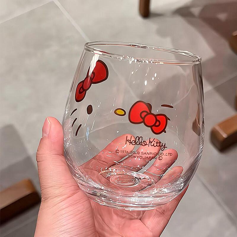 ZISIZ Chiikawa Cute Cat Glass Milk Cup