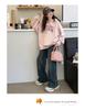 Dívčí jarní/podzimní mikina s kapucí - 2025 Korejský styl fleece pro dívky