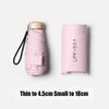 Outdoor Mini Sun Umbrella UV Protection Ultralight Folding Five-fold Umbrella Sunshade Umbrella For Daily Life