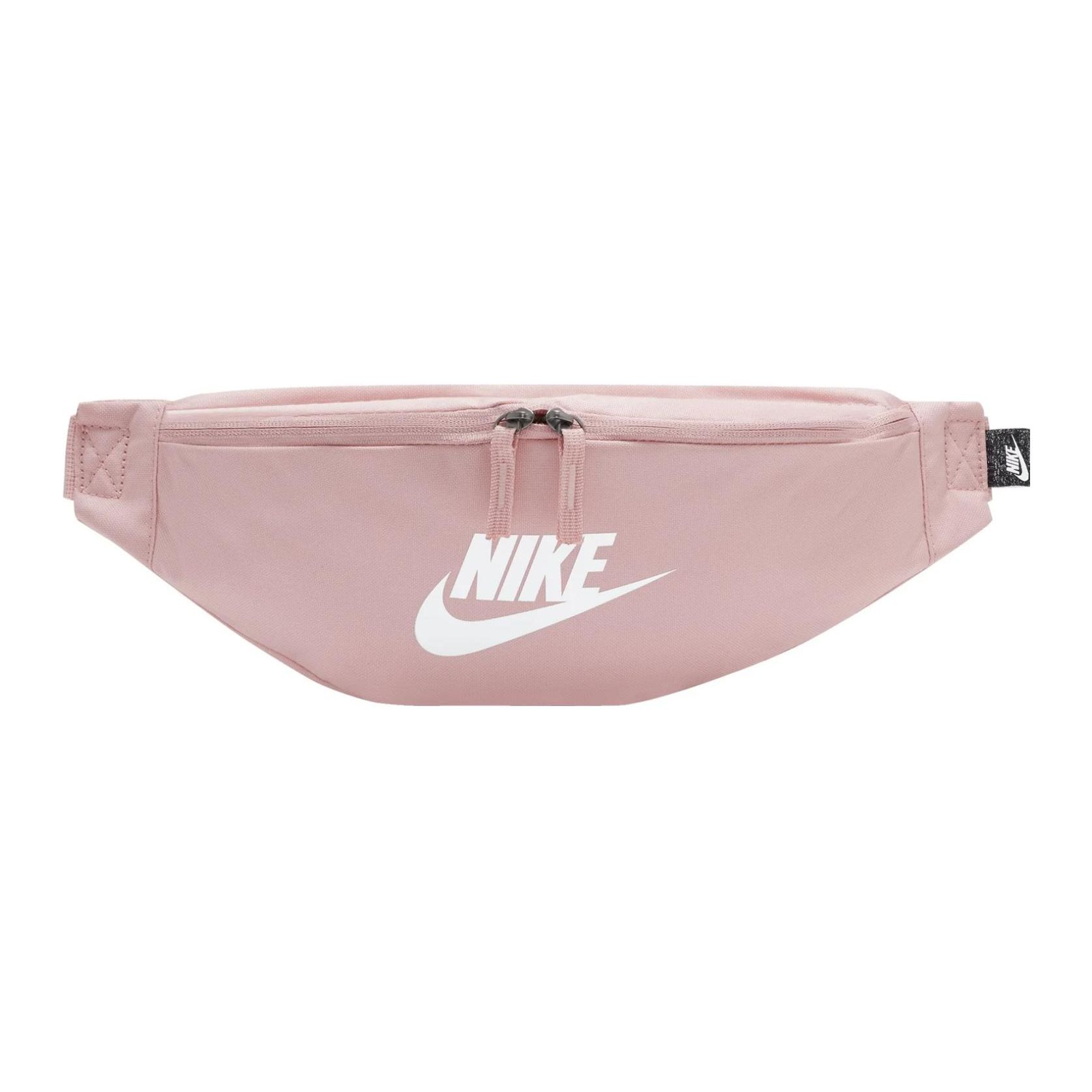 Nike Letter Logo Zipper Polyester Waist Bag Unisex bags Pink DB0490-630 Pink