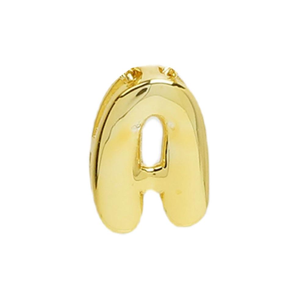 

INS Y2K Gold Color Letter A-Z Chain Pendant For Women Men Fashion Zircon DIY Necklace Bracelet Zircon Accessories Wholesale