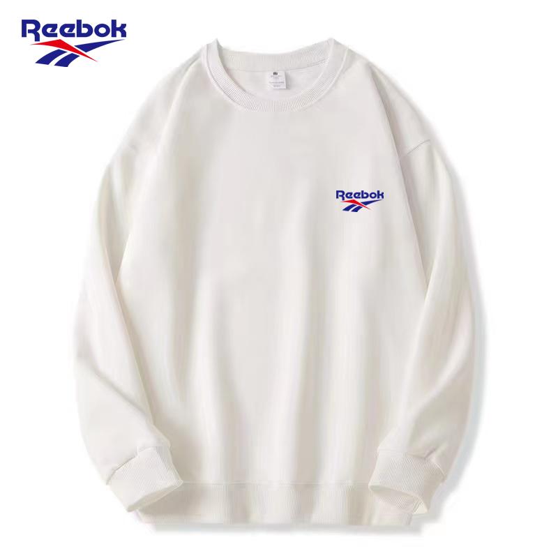 

Reebok Новий чоловічий та жіночий світшот з вишивкою та круглим вирізом для весни та осені Чоловічий худі L білий
