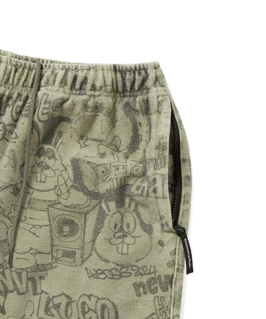 THISISNEVERTHAT Crazy Big Sweatpant Graffiti