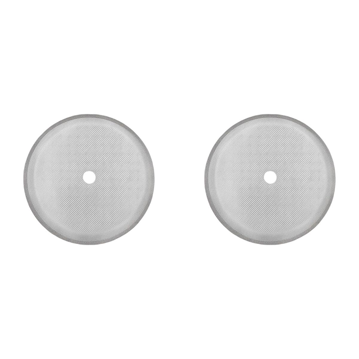 

Leeseph 2 Pack French Press Replacement Filter Screen, Coffee French Press Filters Stainless Steel Reusable Mesh Filter