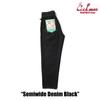 COOKMAN Chef Long Denim Size Medium Pants, Semi-Wide, Pants, Black, 231-23887,
