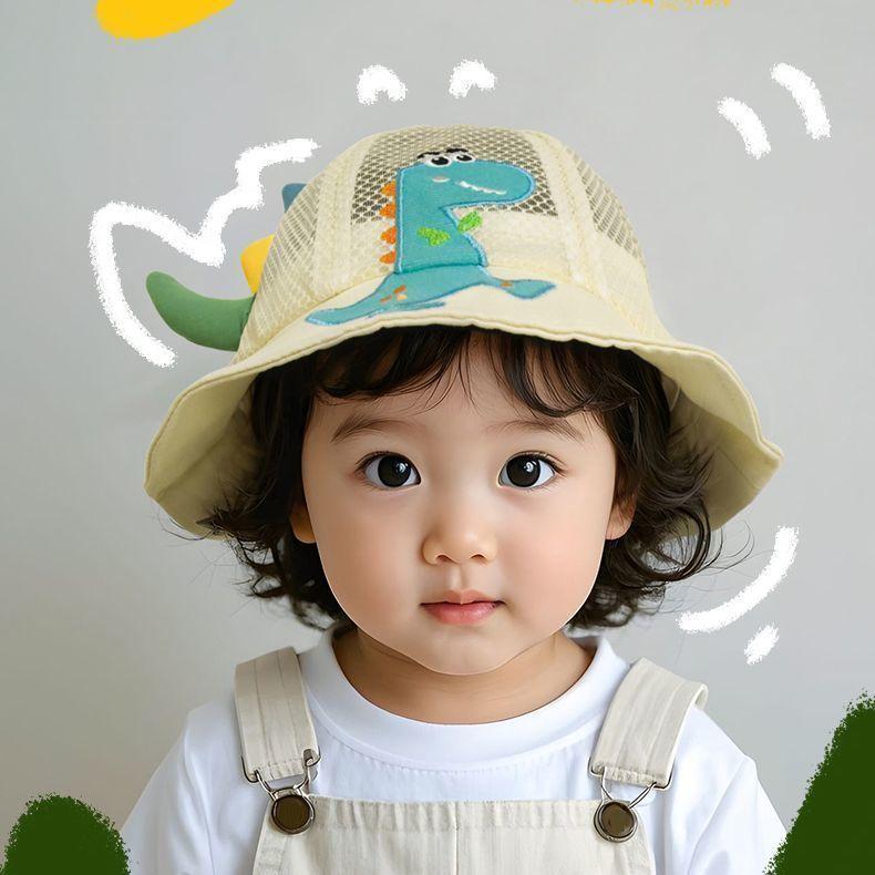 Summer Kids Fisherman Hat With Breathable Mesh For Boys And Girls Sun Protection
