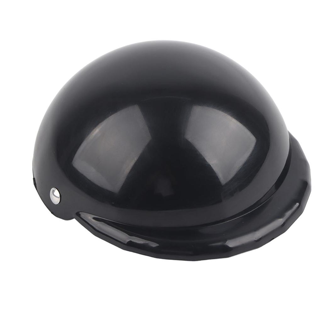 Casco da Motociclista per Cane da Compagnia Cappello da Ciclismo Copricapo Articoli da Esterno(Nero M)