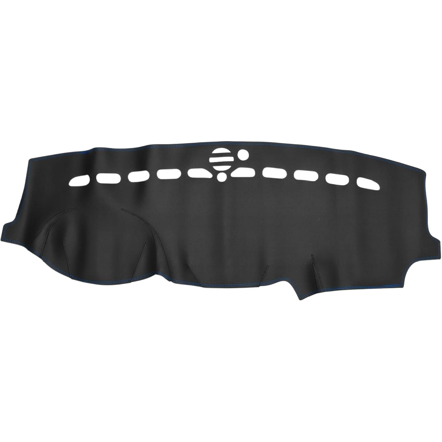 

Dashboard Cover Dash Cover Mat Carpet for Jeep Grand Cherokee 2011-2021 Black Blue Faux Leather 1 Pc Anti-Slip Car Interior