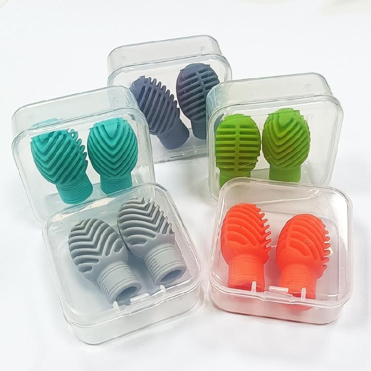 2 Pack Silicone Tips Drumstick Head Protectors for Drumsticks Offer Superior Protection and Improved Playing Experience