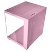 Boîtier MicroATX - MARS GAMING - MC-VIEW2 - Verre Trempé - Refroidissement 240mm - Rose