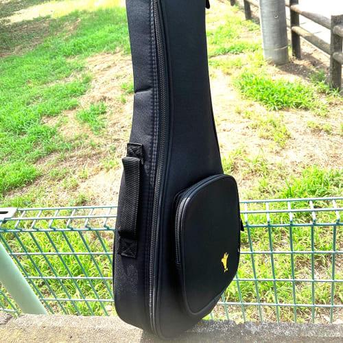 Yaonkaku, 23-inch Ukulele Case, Soft Case for Concert Ukuleles, 8mm Thick Sponge, Black
