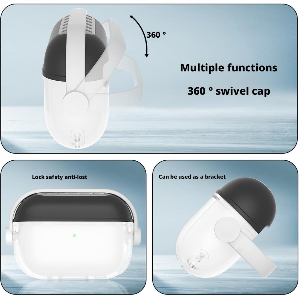 For Airpods Pro 3 Protective Case Bracket Liquid Silicone Soft Shell Anti-drop And Anti Scratch Earphones Protective Case