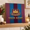 West Ham United FC Custom Name Text 5D Diamond Painting Kit DIY Full Drill Diamond Art Decoration