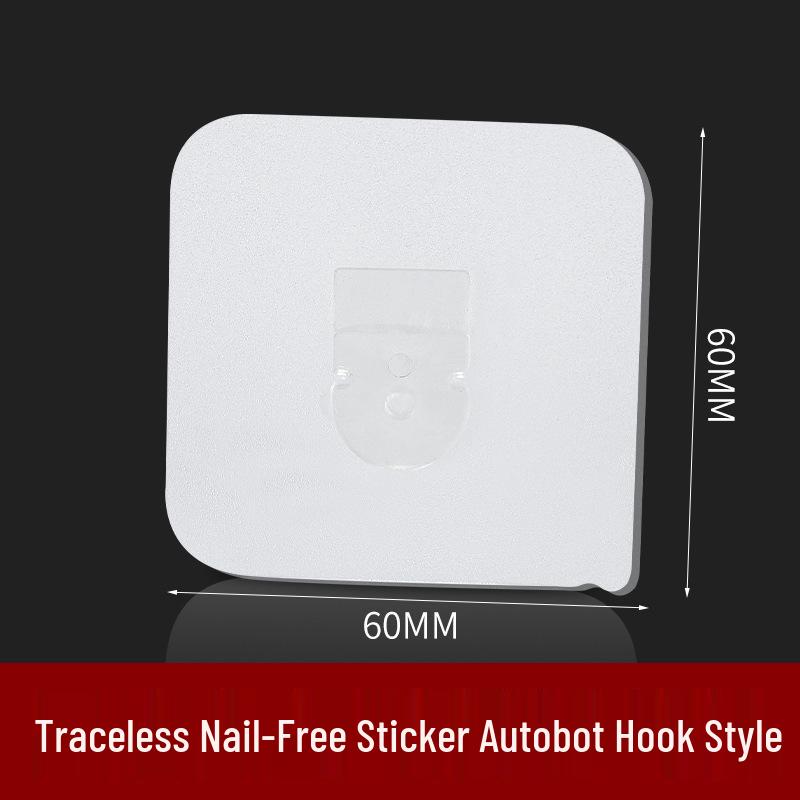 No-Punch Traceless Adhesive Wall Hooks for Frames and Shelves