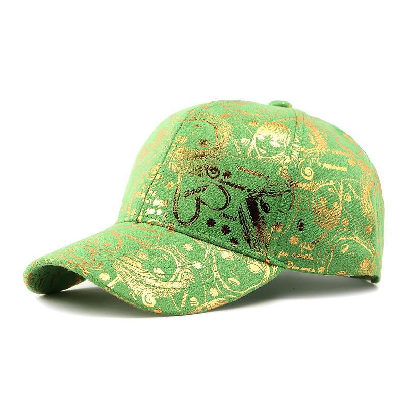 

Женская бейсболка с принтом граффити, мужская кепка с защитой от солнца зелёный