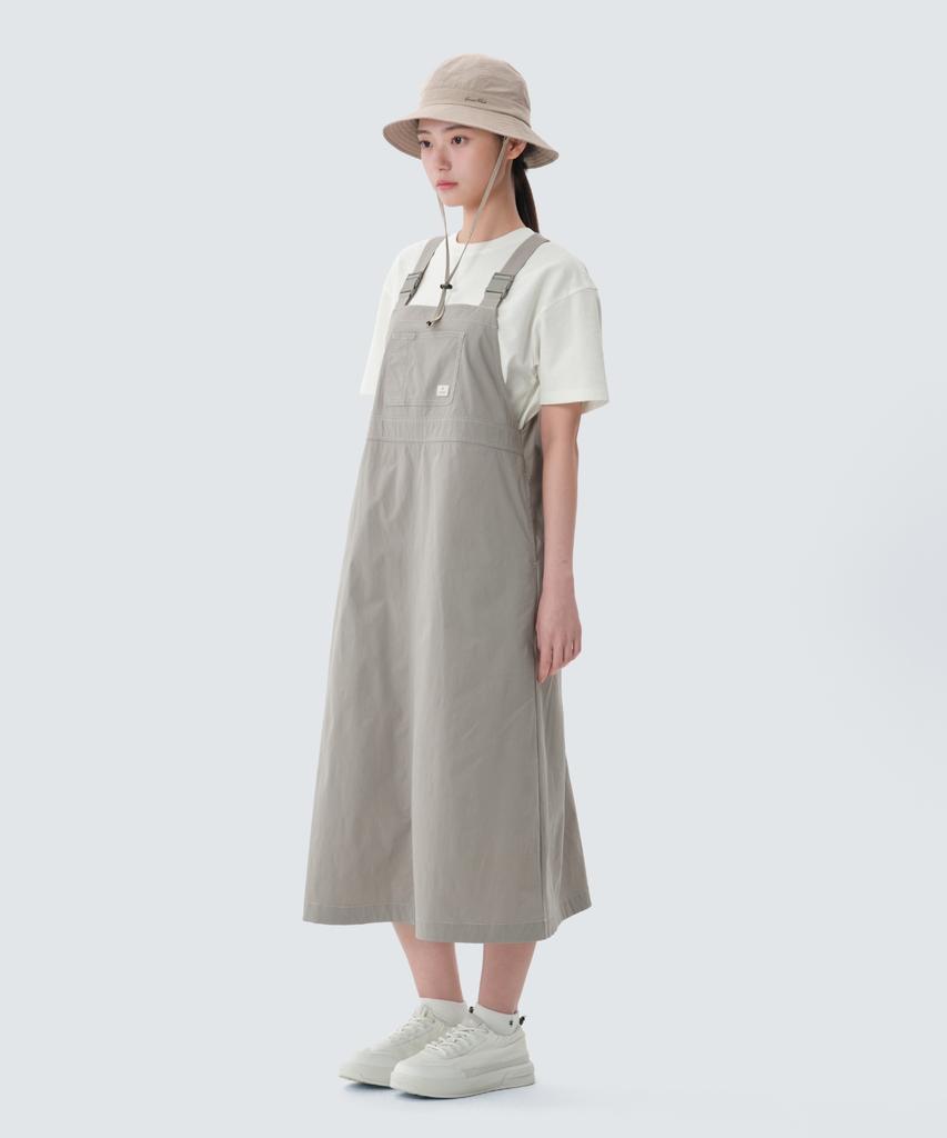 SNOWPEAK APPAREL Work Overalls Dress (S25Swfop11) Fog Gray