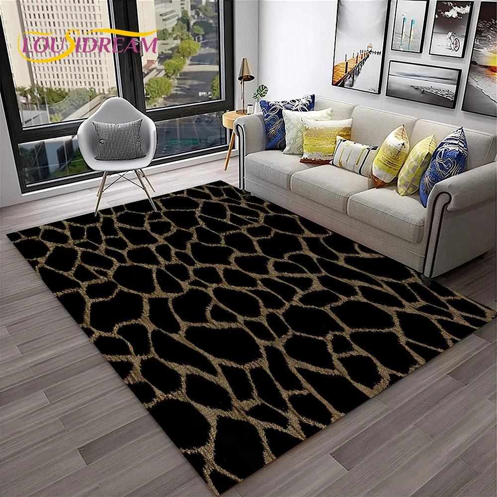 

Stripe Print Wild Leopard Series Carpet Rug for Home Living Room Bedroom Sofa Doormat Decor,kid Play Area Rug Non-slip Floor Mat 40x60cm