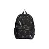 All Over Logo Polyester Backpack Unisex Backpacks Black IJ5632