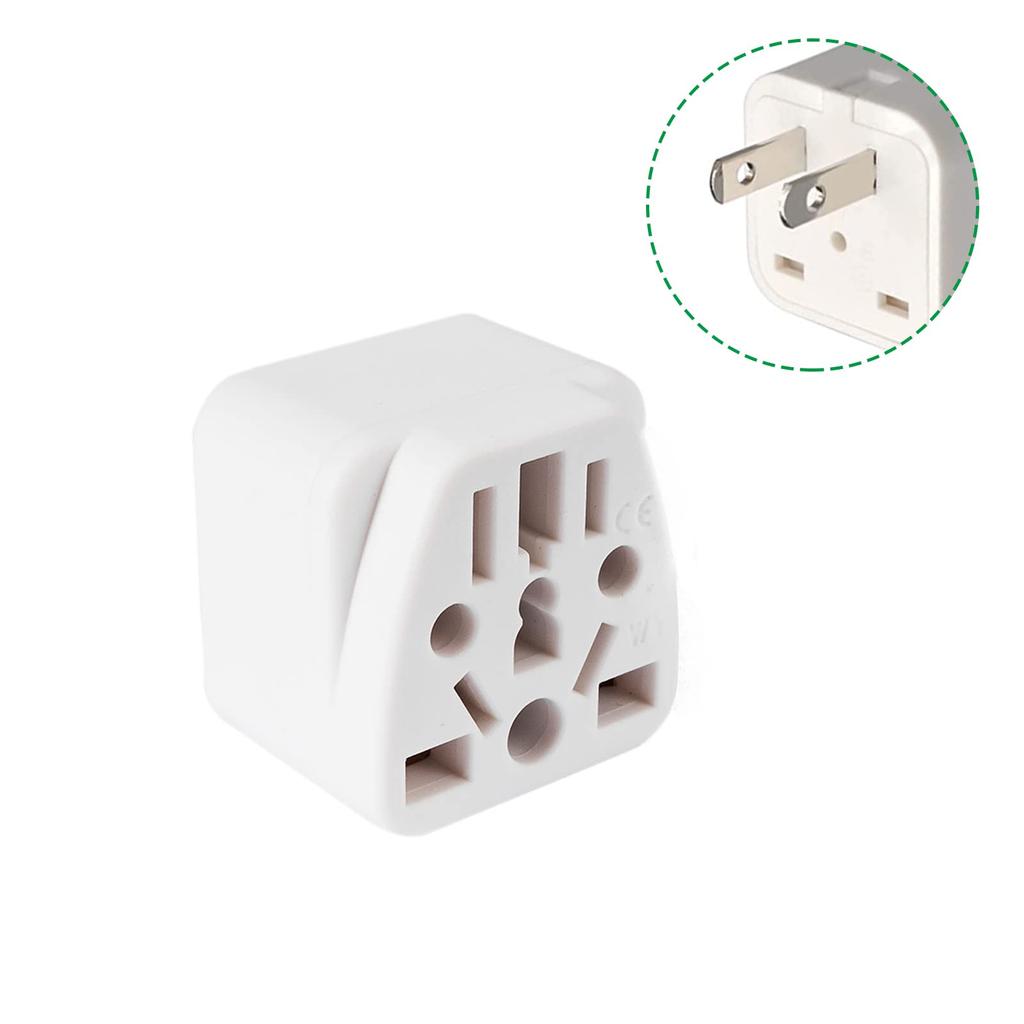 ThaxDirect Set of 2 Conversion Plug Overseas Electrical Conversion Outlet Plug Travel Overseas Conversion Plug for Use with Overseas Electric To Japan